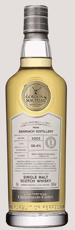Gordon&MacPhail Connoisseurs Choice Benriach 2005/2023 58,4°  Refill American Hogshead