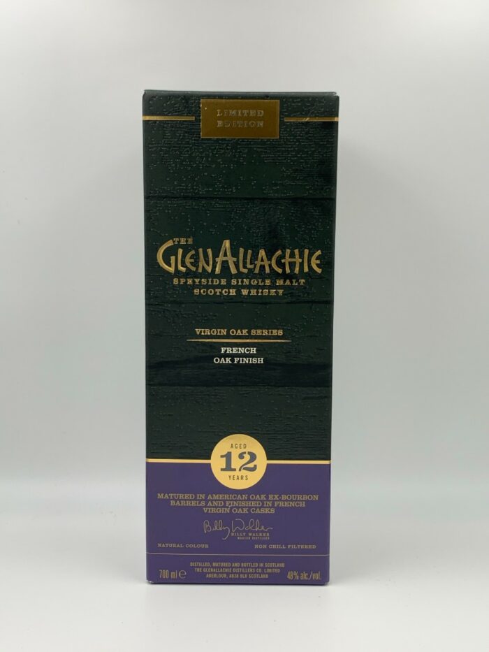 The Glenallachie Speyside Single Malt Whisky Virgin Oak French Oak 12 years