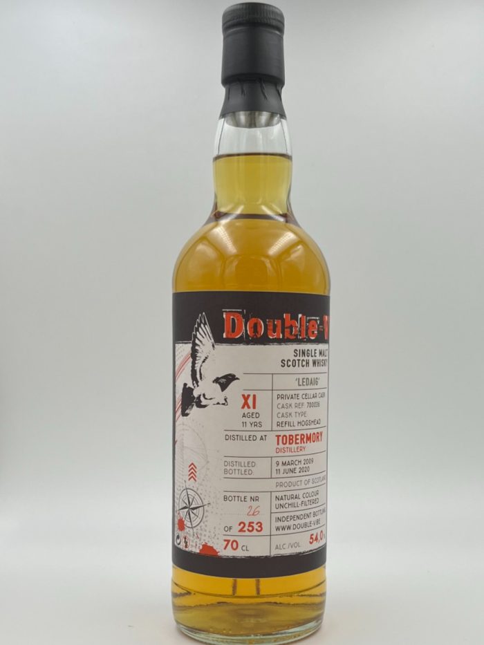 Double V Tobermory Ledaig 11Y Manu Vanneste refill hogshead cask strenght