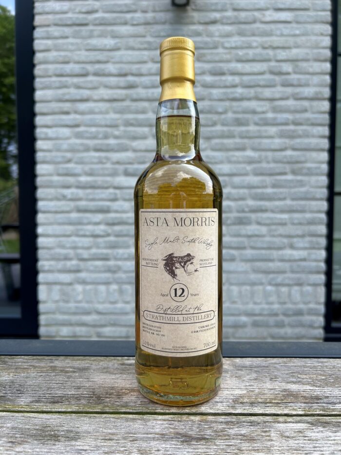 Asta Morris Strathmill 12Y Bert Bruyneel Bourbon 12jaar Strathmill 12 years old 2011/2024 (51%, C# AM159)