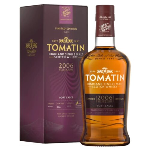 Tomatin The Portugese Collection Port Cask 2006 15Y Limited Edition Single Cask Whisky